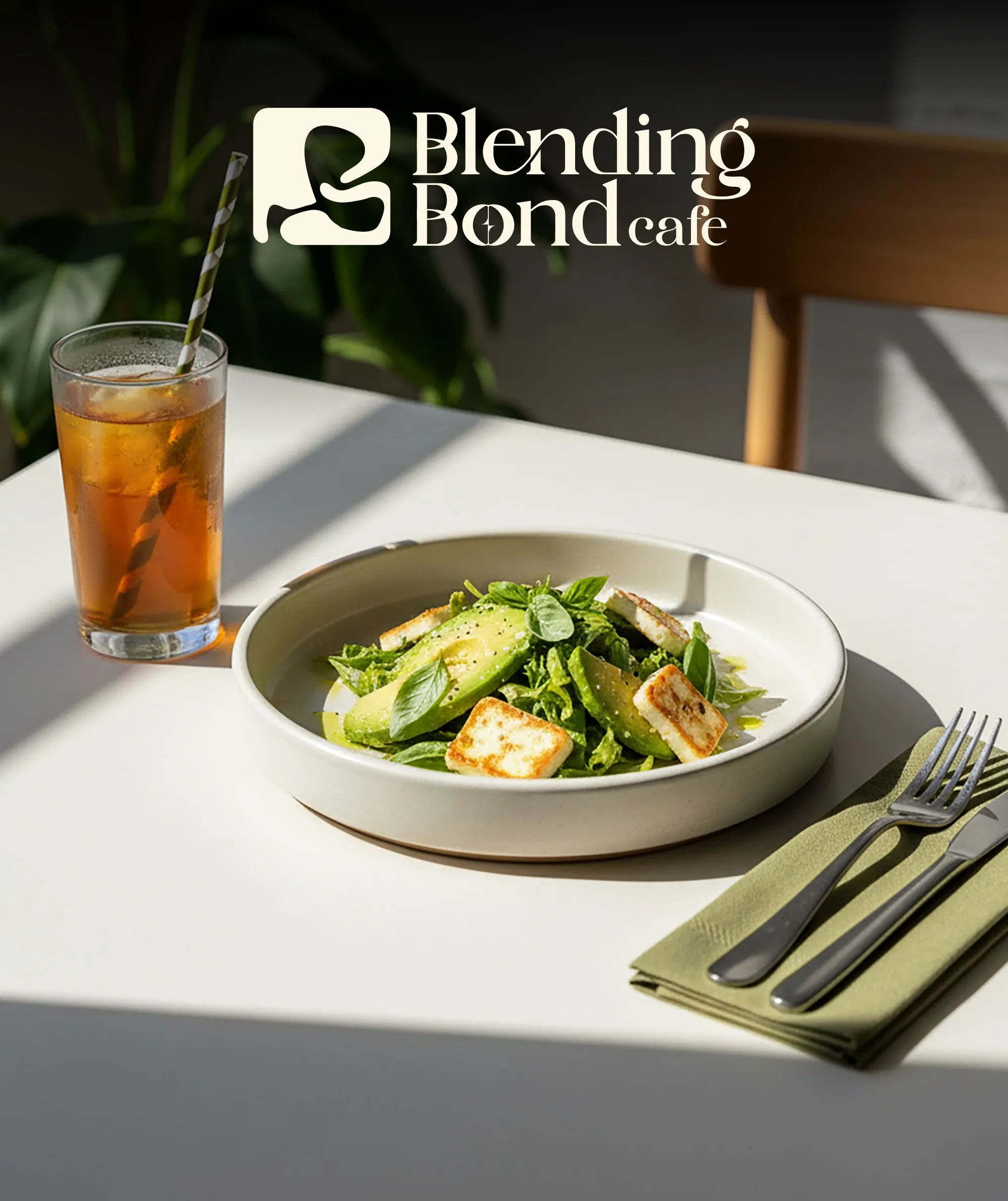 Blending Bond Café: branding project by GN Tech