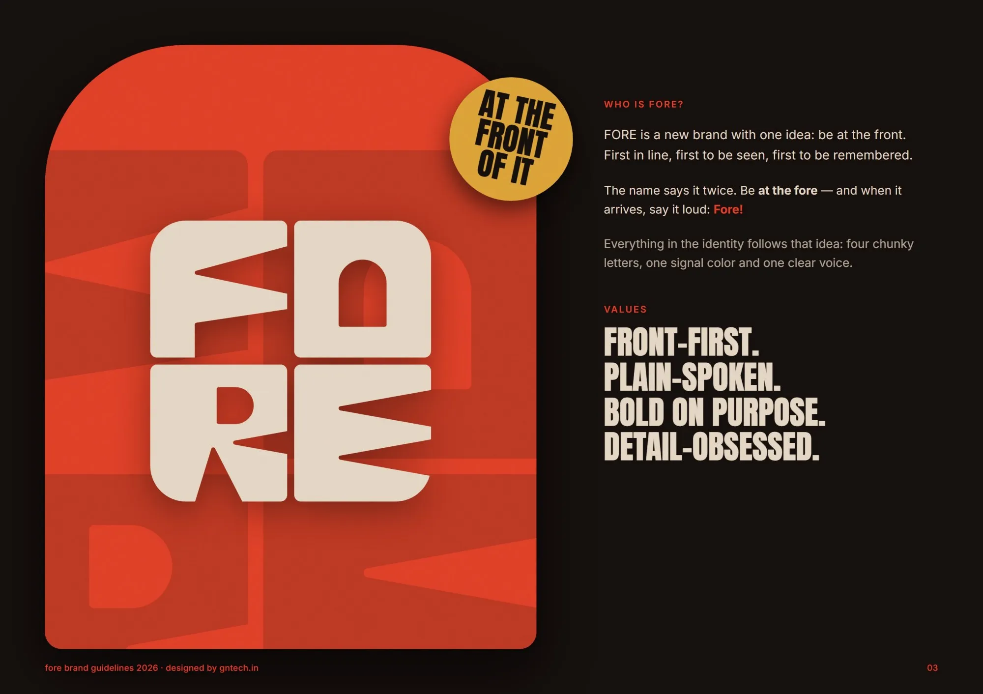 FORE: branding image 2