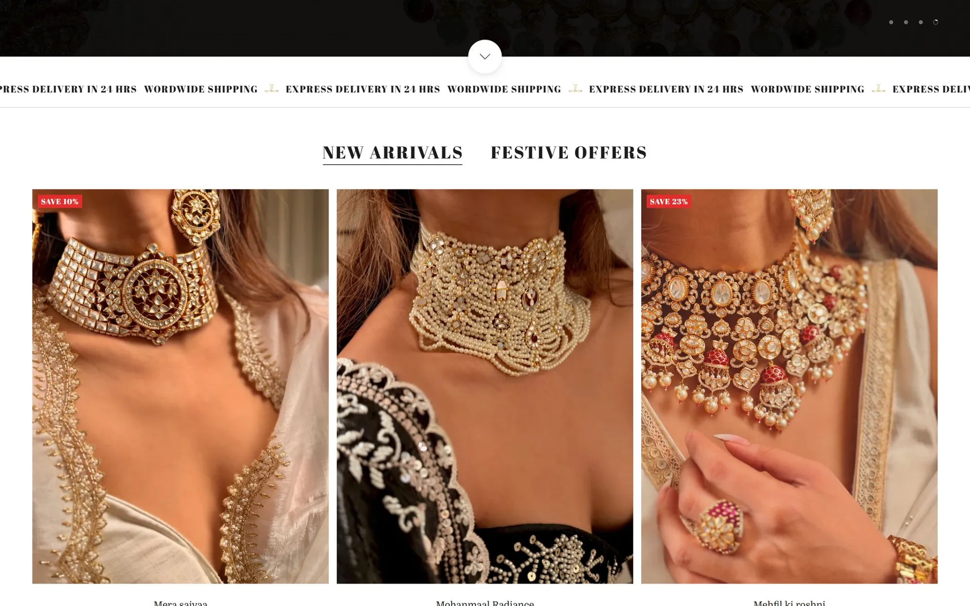 Illuminate Jewellery: website image 2