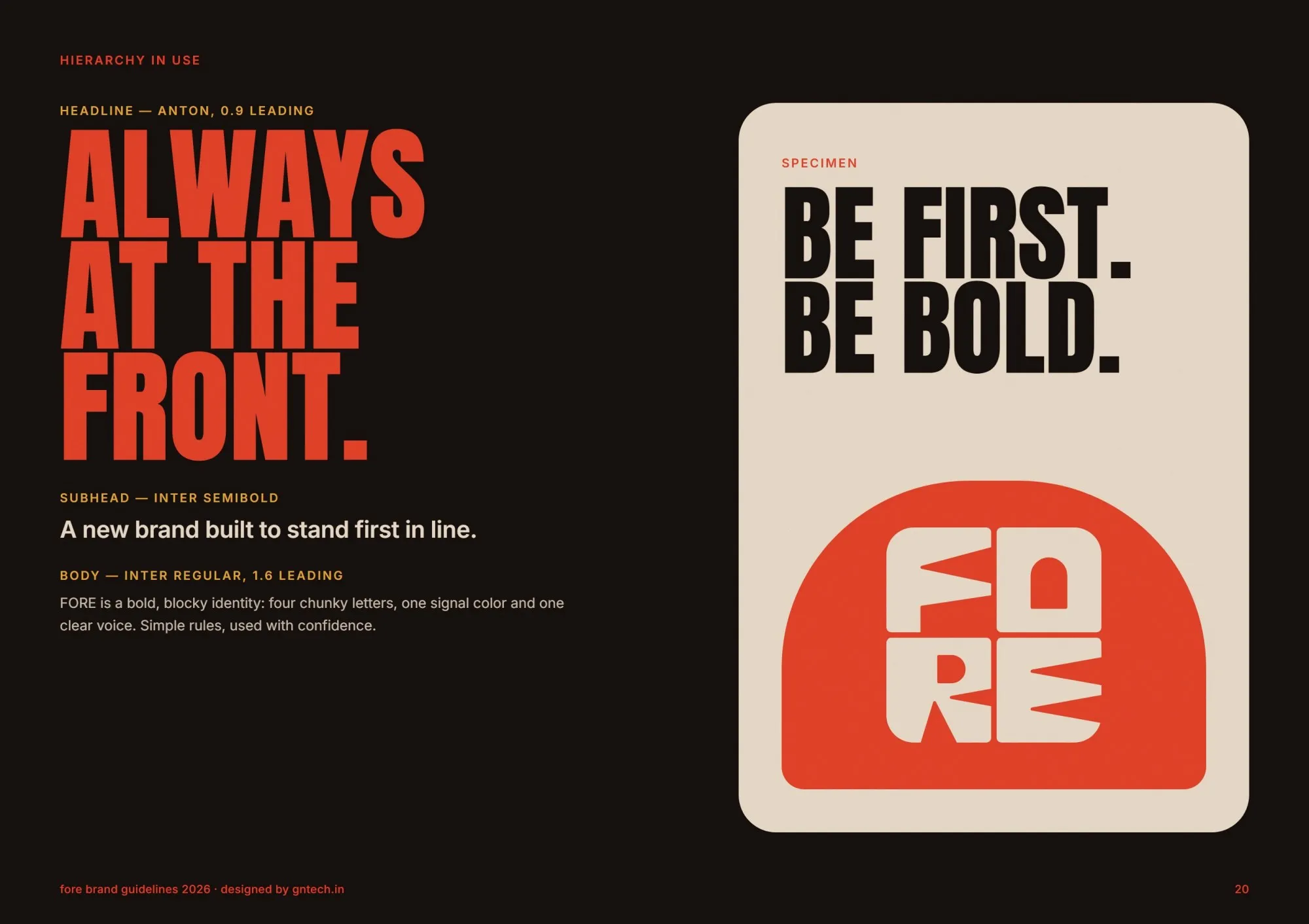FORE: branding image 8