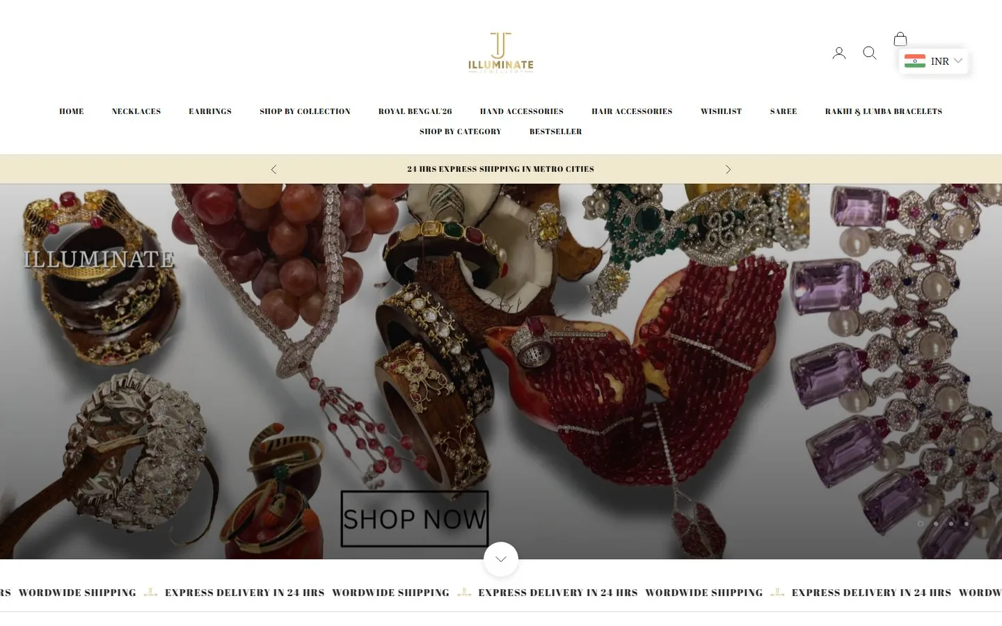 Illuminate Jewellery: website project by GN Tech